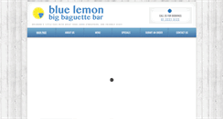 Desktop Screenshot of bluelemonbar.com